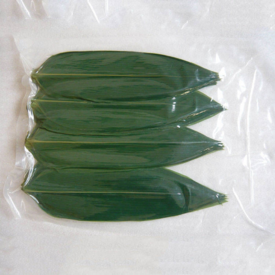 Hojas de bambú frescas Zongye los 7.5cm del Sashimi de la decoración del sushi