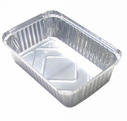 Bandeja disponible de la BARBACOA del papel de aluminio del envase de comida del papel de aluminio 700ml