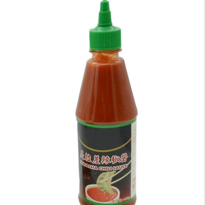 Botella plástica Chili Powder Sauce Hot Spicy 482g*12bottles de la tienda