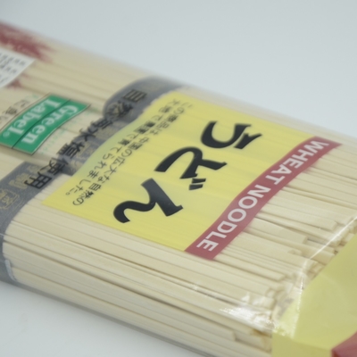 Ningún color blanco amplio seco asiático de los tallarines 3m m de Soba del Udon del olor 300g