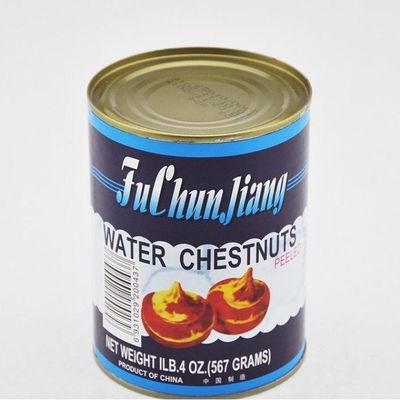 Las legumbres de frutas conservadas dulces de 425g 567g riegan la castaña en jarabe