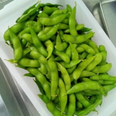 los 6cm Edamame Beans Mukimame congelado IQF descascaron a Edamame In Pod