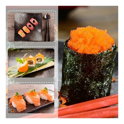500g sazonó las cocinas de Roe Masago Orange For Japanese del capelín