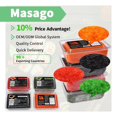 500g sazonó las cocinas de Roe Masago Orange For Japanese del capelín