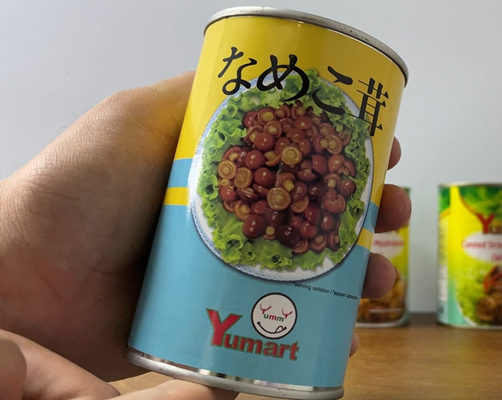 Champiñones conservados naturales frescos de la seta de 400g Nameko