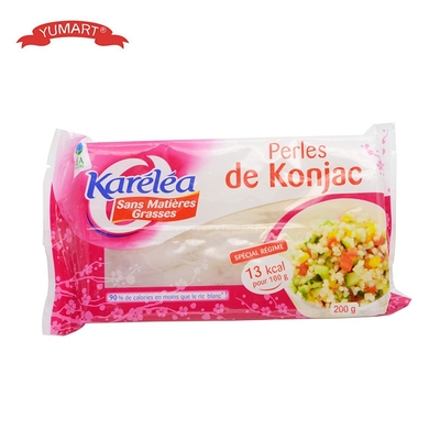 Carburador bajo que cocina los tallarines Konjac Sugar Half Transparent bajo de Shirataki