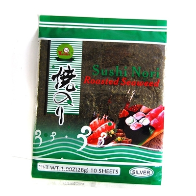 10 hojas Nori Seaweed Kosher Roasted Nori orgánica Alga For Sushi Roll