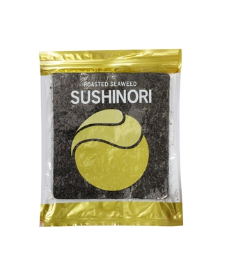 el sushi Nori Roasted Dried Seaweed de la longitud de los 21cm 100 hojas embala