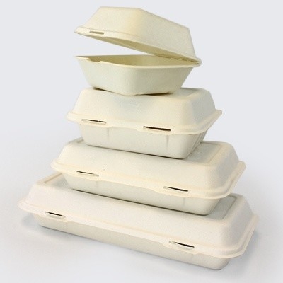 La porción de la comida de Eco equipa el envase de comida para llevar biodegradable 1000ml