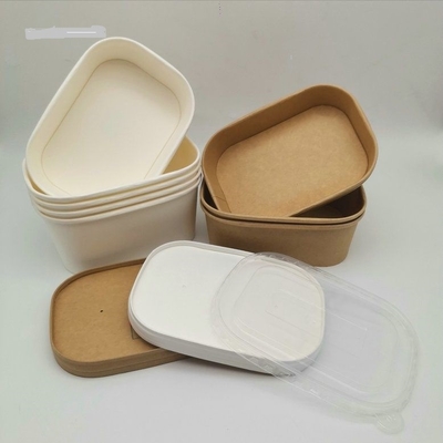 La porción de la comida de Eco equipa el envase de comida para llevar biodegradable 1000ml