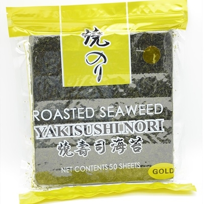 Sushi japonés Nori Seaweed Dried Algae Sheets de Yaki del vacío del OEM