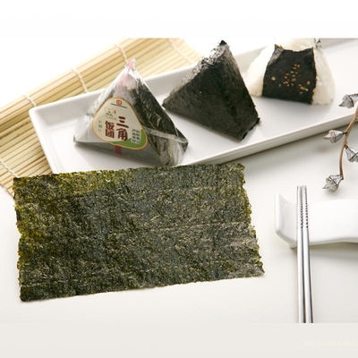Paquete de vacío asado superior de las hojas de la envoltura 100 de la alga marina de Onigiri