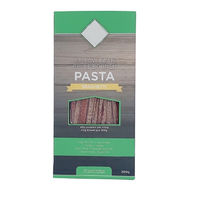 Tallarines chinos orgánicos libres Bean Pasta Spaghetti negro de la soja del gluten kosher Halal