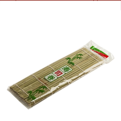 sushi de bambú verde de los 27*27cm que rueda a Mat Japanese Sushi Roller