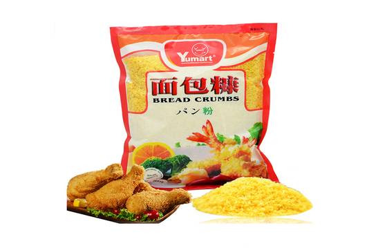 Migas de pan japonesas de Panko del llano amarillo del trigo