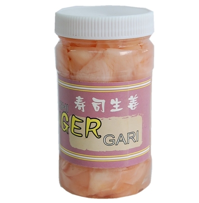 340g Ginger Slice White And Pink conservado en vinagre dulce chino en botella
