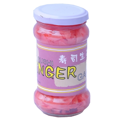 340g Ginger Slice White And Pink conservado en vinagre dulce chino en botella