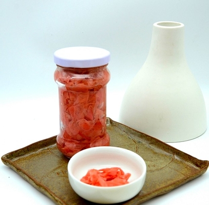Sushi conservado en vinagre orgánico fresco Ginger Sliced And Strip 160g/botella