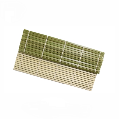 Balanceo de bambú Mat Heat Resistant del sushi natural verde de los 24cm los 27cm