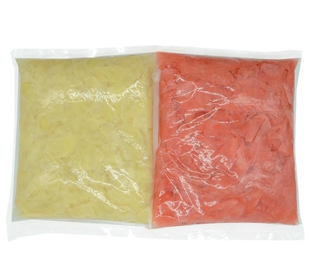 Jengibre conservado en vinagre salado rojo chino 1.01kg del sushi para el producto del sushi