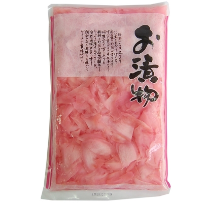 Jengibre conservado en vinagre salado rojo chino 1.01kg del sushi para el producto del sushi