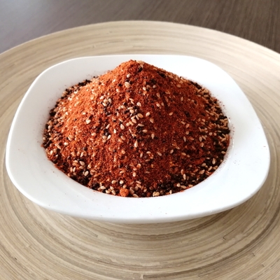 Paquete secado de la botella del condimento 50g de la pimienta de la salsa de chiles de Togarashi Shichimi