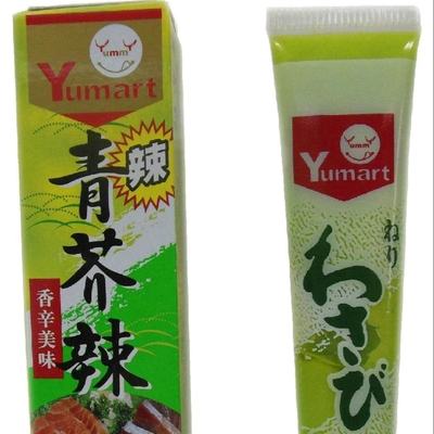 Polvo de aderezo 43g de Swasabi del sushi del polvo picante del Wasabi en tubo