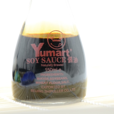 Salsa de soja plástica del estilo chino de la botella 150ml para el uso de la tabla de los restaurantes de sushi