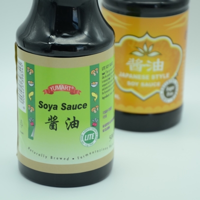 250ml estilo chino Jade Bridge Soy Sauce Light oscura para el supermercado