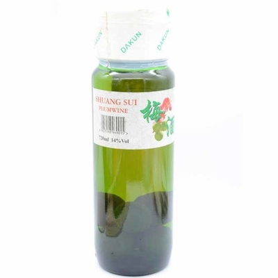 OEM picante blanco Plum Wine de poco alcohol del vino del japonés del motivo 720ml