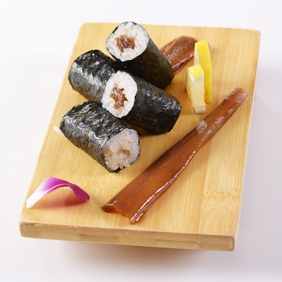 el 18cm Brown conservaron en vinagre la rebanada de la tira de Kanpyo del sushi en las bolsas de plástico 100g