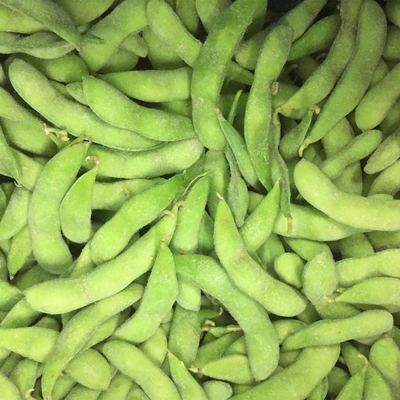 la planta de comida entera congelada de Edamame Pods IQF de la longitud de los 4cm basó un grado