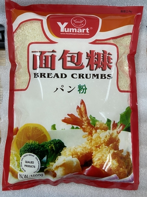 Embalaje a granel del japonés 10kg de las migas de pan de Panko de los productos del sushi para la capa