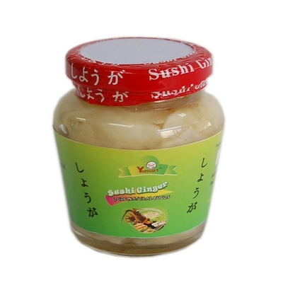Sushi japonés Ginger Tasty Pickled Natural Halal 160g/botella del OEM